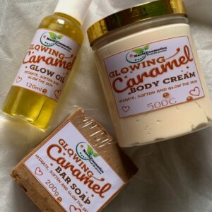 caramel skin skincare set