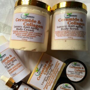 ceramide & collagen luxury anti aging body set