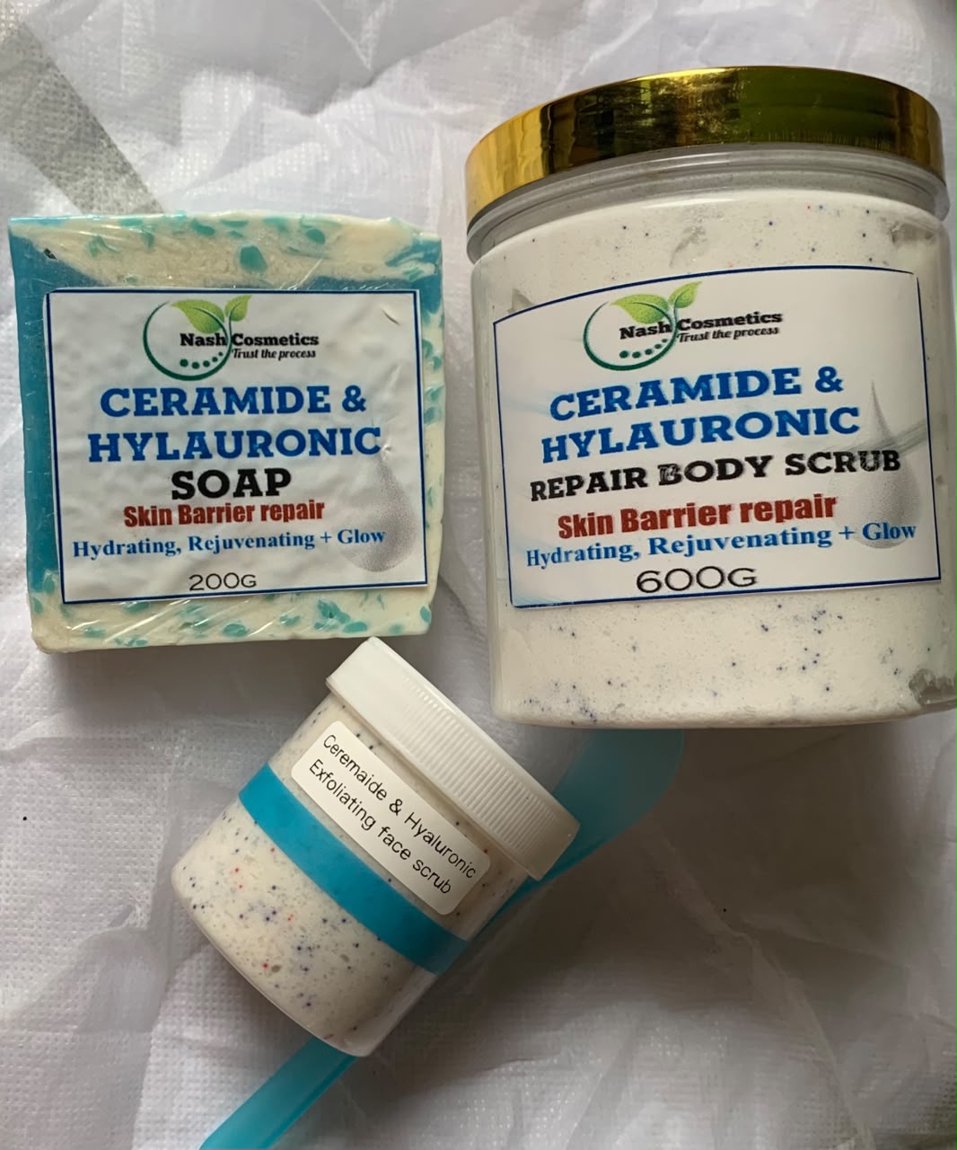 ceramide & hyaluronic hydration + barrier repair body set3 ceramide & hyaluronic hydration + barrier repair body set3