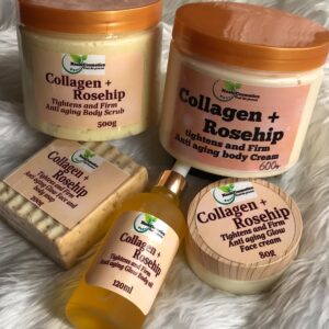 collagen & rosehip luxury anti aging body set